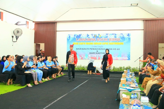 Lapas Banyuwangi Launching Enam Motif Baru Batik Gajah Oling&nbsp;Jeruji