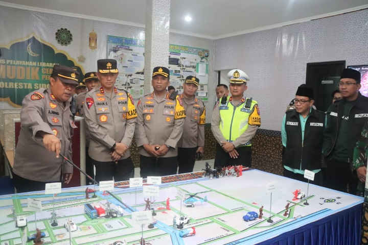 Malam Takbir Idul Fitri di Sidoarjo Berjalan Aman dan&nbsp;Kondusif