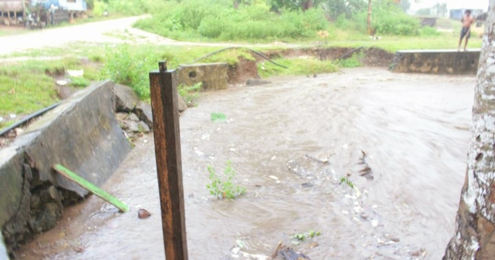 Talud Desa Kurunga Patah Terdampak Banjir
