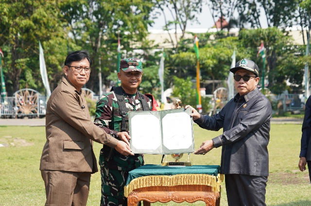 TNI Manunggal Membangun Desa (TMMD) ke-120 Tahun 2024 Kodim 0816/Sidoarjo Resmi&nbsp;Dibuka