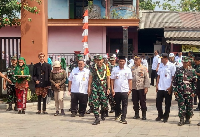 TMMD Ke-120 Kodim 0816/Sidoarjo Ditinjau Tim Wasev Mabes TNI&nbsp;AD