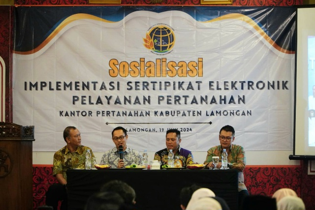 Lamongan Segera Implementasikan Sertifikat Tanah&nbsp;Elektronik