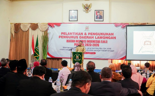 INI Lamongan Dikukuhkan, Sinergi Perkuat&nbsp;Kolaborasi