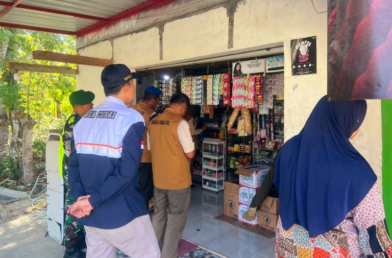 Satpol PP Bersama Damkar Pamekasan dan Tim Gabungan Gelar Operasi Pemberantasan Barang Kena&nbsp;Cukai