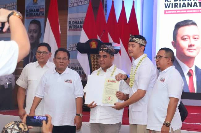 Deklarasi R. Dhani Wirianata Gerindra Resmi Usung Calon Walikota&nbsp;Bandung