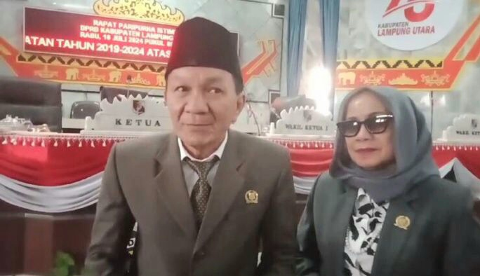 Rapat Paripurna DPRD Lampura Agenda PAW Wakil Ketua Sisa Masa Jabatan 2019 –&nbsp;2024