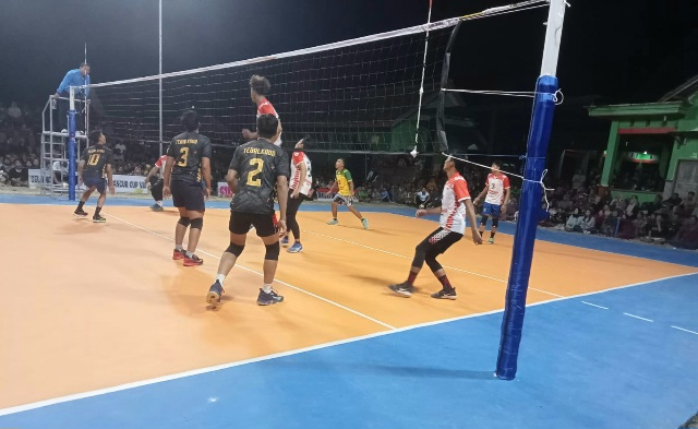 Pemdes Pancur Buka Turnamen Bola Voli Pancur Cup ke 8 Tahun&nbsp;2024