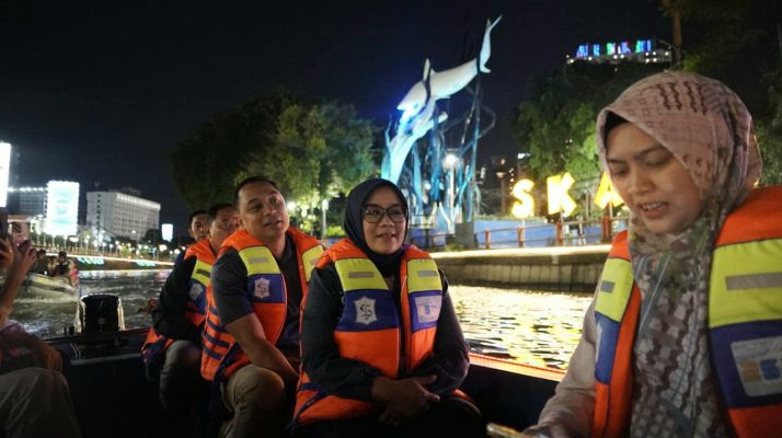 Wisata Perahu Air Susur Sungai Kalimas Dipercantik, Pemkot Surabaya Tambahkan Lintasan Zona&nbsp;Tematik