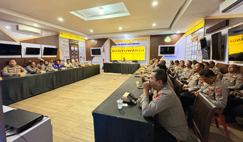 Polresta Banyuwangi Ikuti Daring Dialog Interaktif Jelang Pilkada Serentak&nbsp;2024